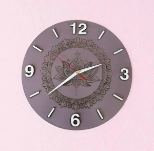 Luxusní gravírované hodiny – Lotos