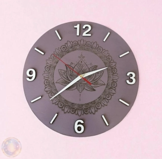 Luxusní gravírované hodiny – Lotos