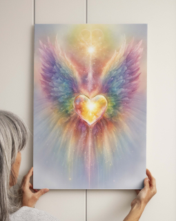 Srdce s duhovými křídly