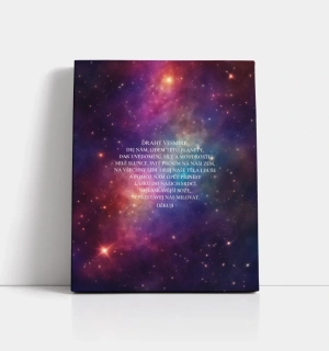 Motivační obraz - Drahý vesmíre