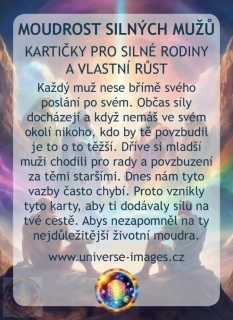 Karty MOUDROST SILNÝCH MUŽŮ
